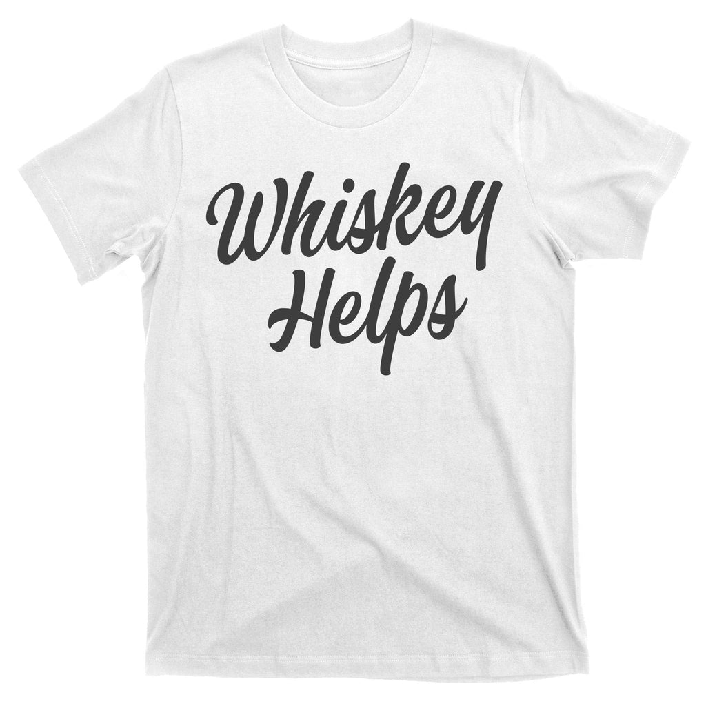 Whiskey Helps Funny T-Shirt product image 11