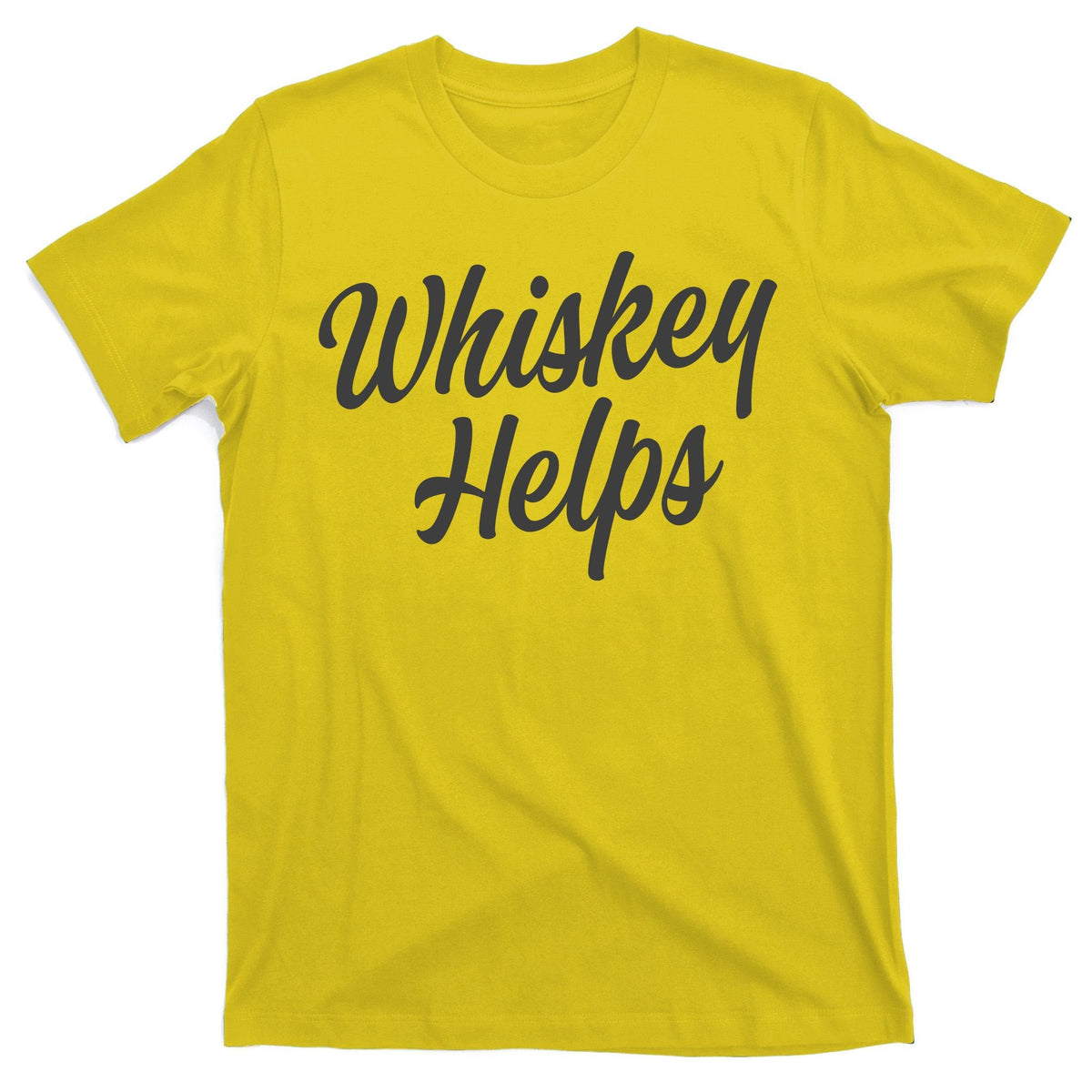 Whiskey Helps Funny T-Shirt product image 3