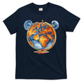 Watercolor Mouse Earth World Globe T-Shirt product image 1