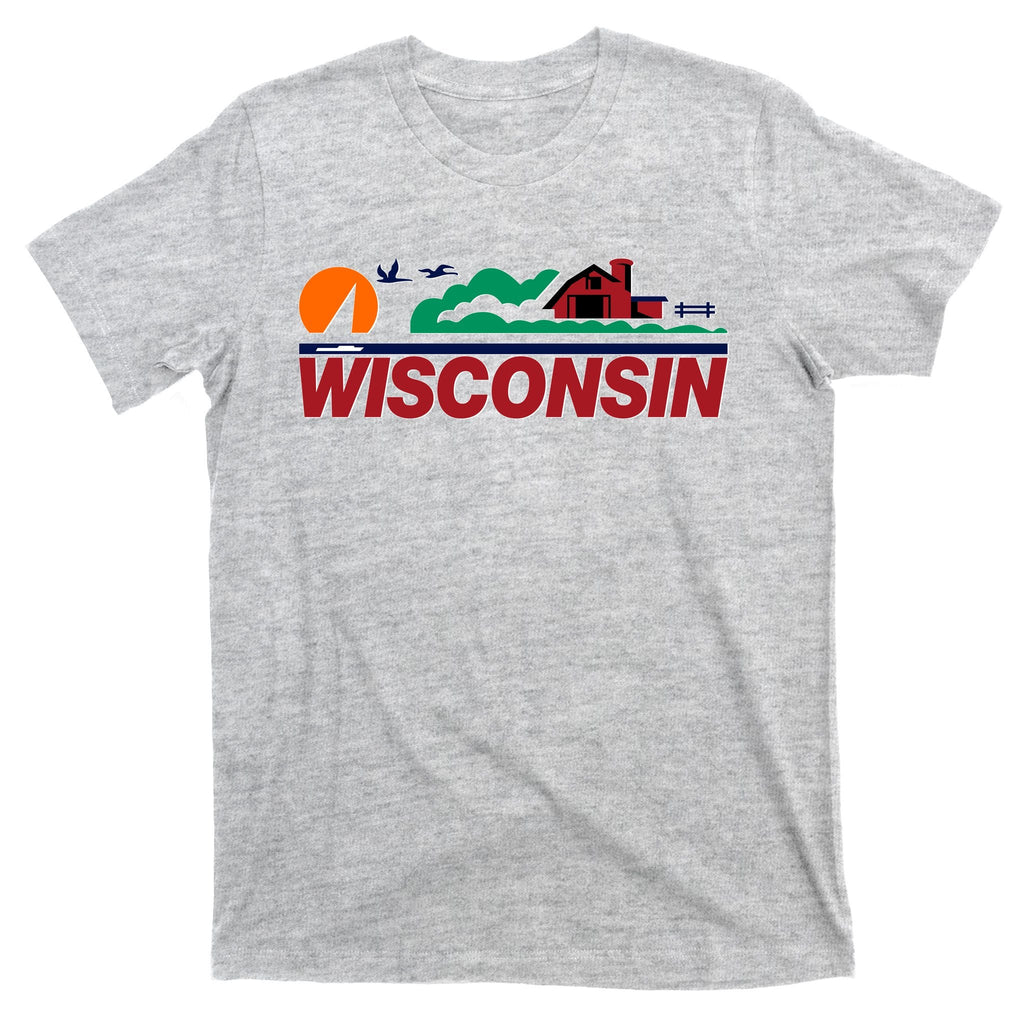 Wisconsin State License Plate T-Shirt product image 9