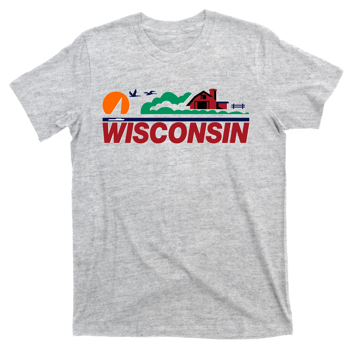 Wisconsin State License Plate T-Shirt product image 9