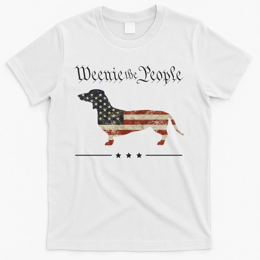 Weenie The People Funny Dachshund 4th Of July USA T-Shirt product image 6