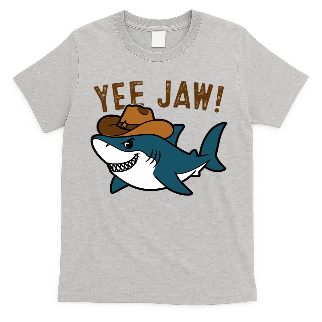Yee Jaw Cowboy Old Western Shark T-Shirt product image 5